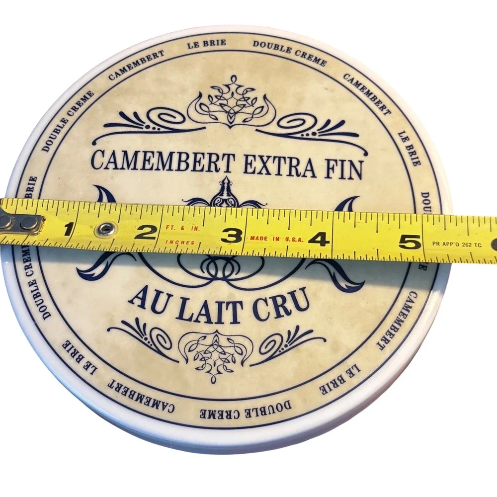 Gourmet du‎ Village Ceramic Cheese Baker Camembert Extra Fin French Design 5in